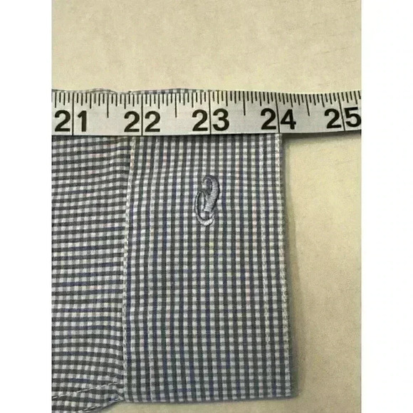 Roper Men's XL Western Shirt Long Sleeve Cowboy Workwear Blue Plaid Rodeo Casual - Picture 14 of 14